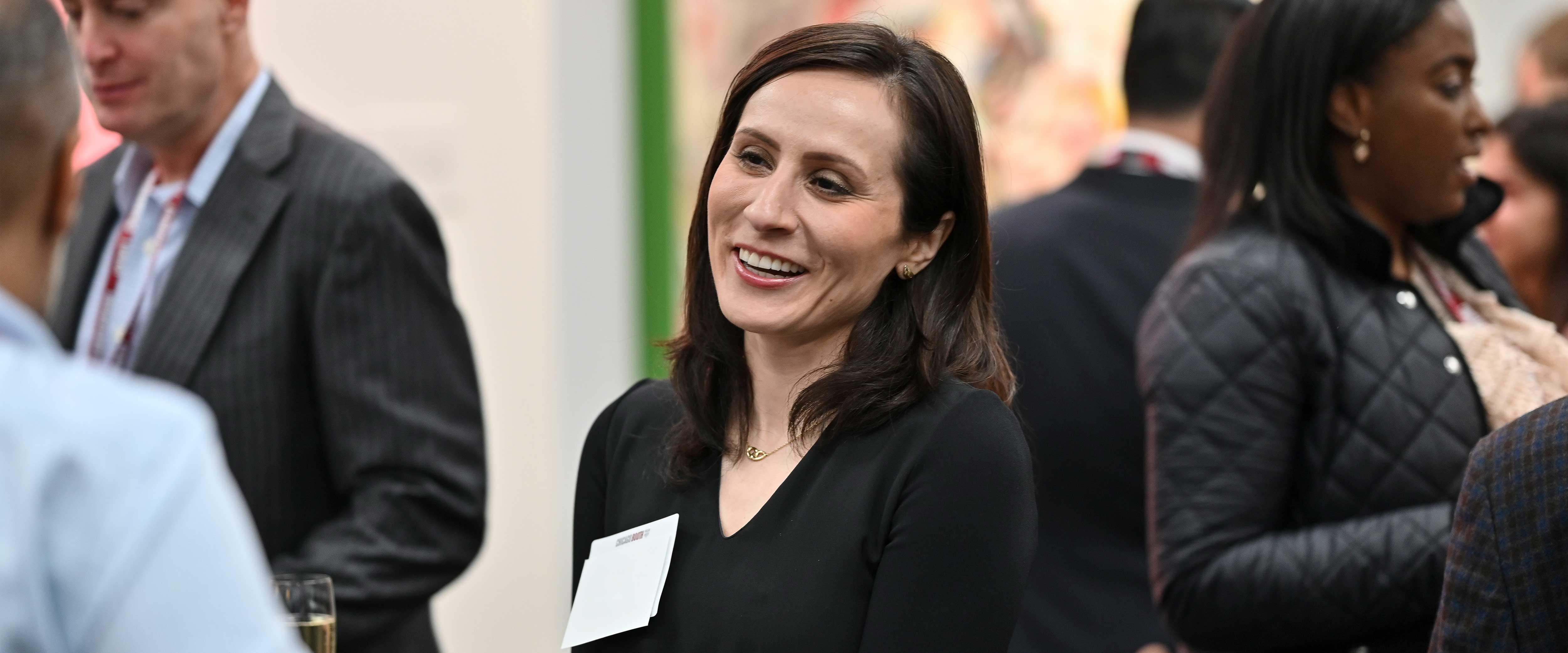 Women networking at an event